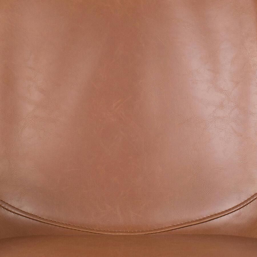 Zuiver Brit LL Eetkamerstoelen met armleuning Bruin Set van 2 - Foto 3