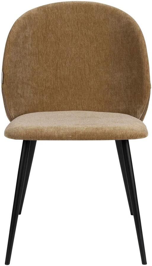 Zuiver Cozy Eetkamerstoelen Mosterd| Bruin Set van 2