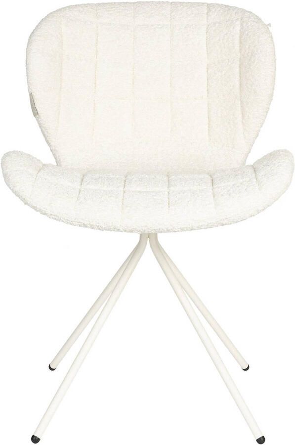 Zuiver OMG Eetkamerstoelen Soft Off White Set van 2 - Foto 2