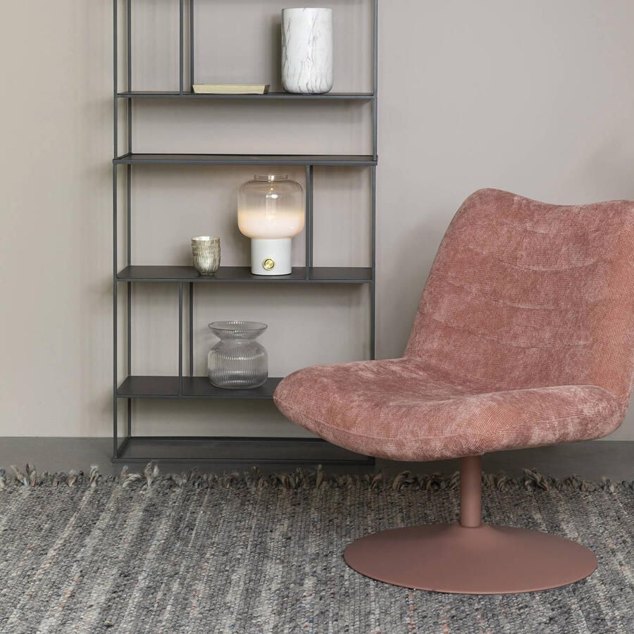 Zuiver | Draaifauteuil Bubba Pink | Zitmeubels woonkamer | Draaifauteuil