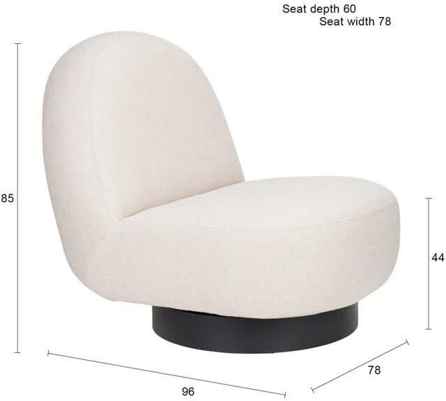 Zuiver | Fauteuil Eden Latte | Zitmeubels woonkamer | Fauteuil - Foto 2