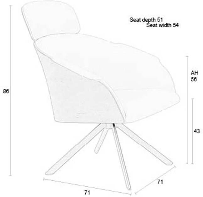 Zuiver Frie Fauteuil Beige - Foto 3