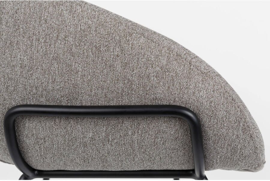 Zuiver Feston Fab Barkruk 76 cm Grijs Set van 2