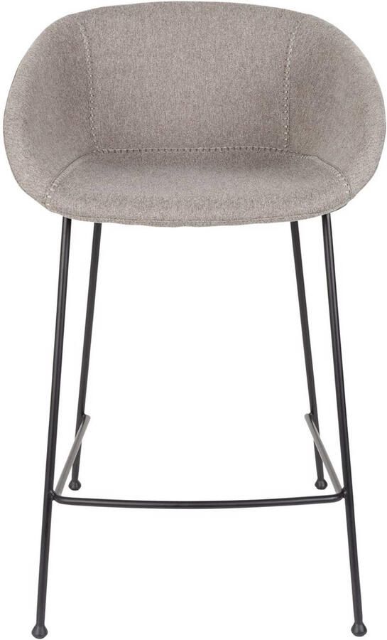 Zuiver Feston Fab Barkruk 65 cm Grijs Set van 2