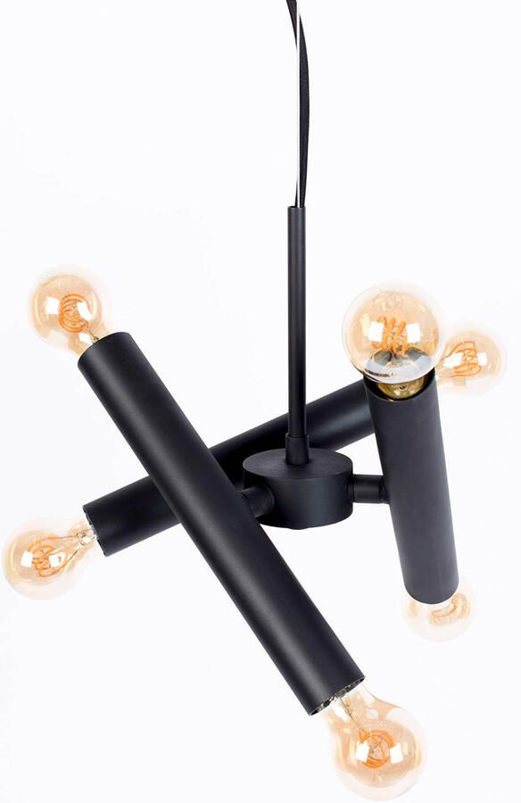 Zuiver Hanglamp Hawk 6-lamps Zwart - Foto 4