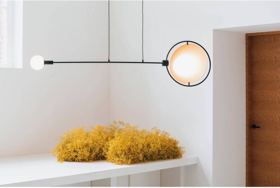 Zuiver Hanglamp Sirius 133cm breed Zwart Goud - Foto 4