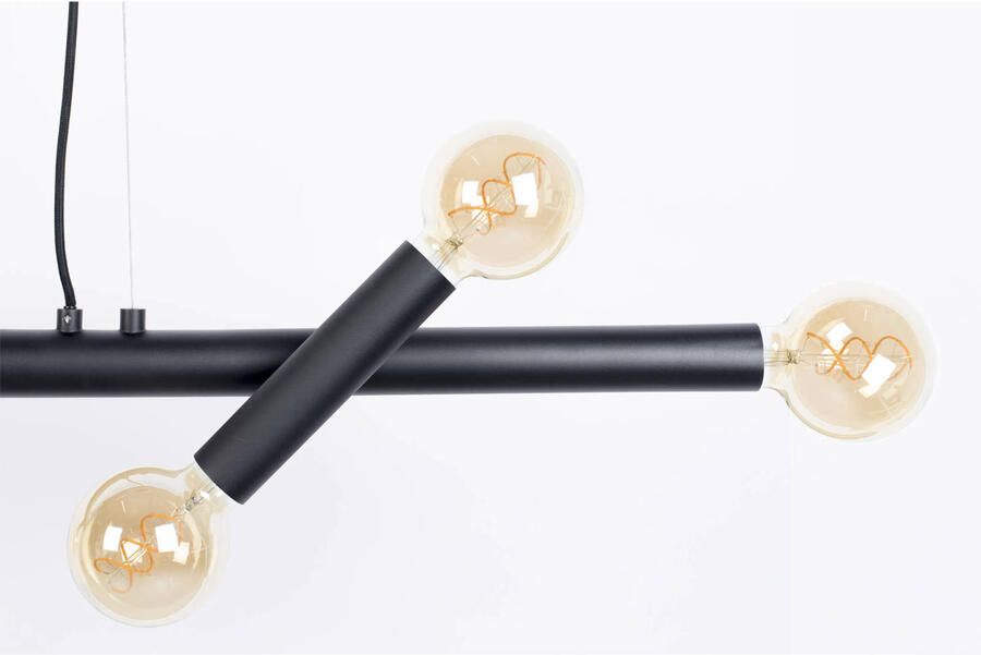 Zuiver Hanglamp Hawk Wide 6-lamps Zwart - Foto 3