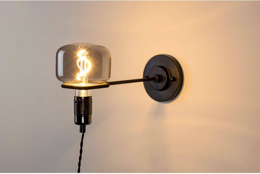 Zuiver Wandlamp Hazy Zwart - Foto 1