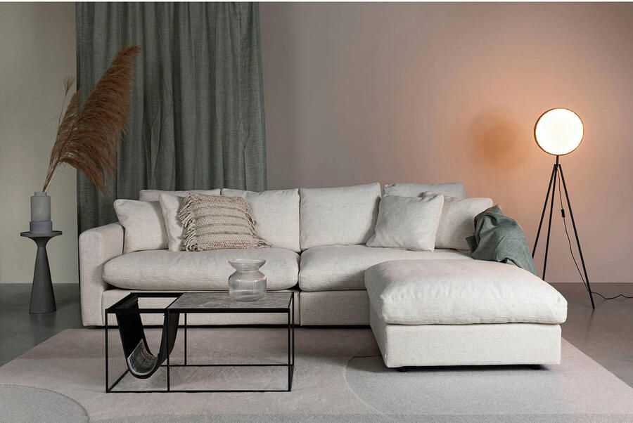 Zuiver | Hocker Sense Cream | Zitmeubels woonkamer | Hocker - Foto 3