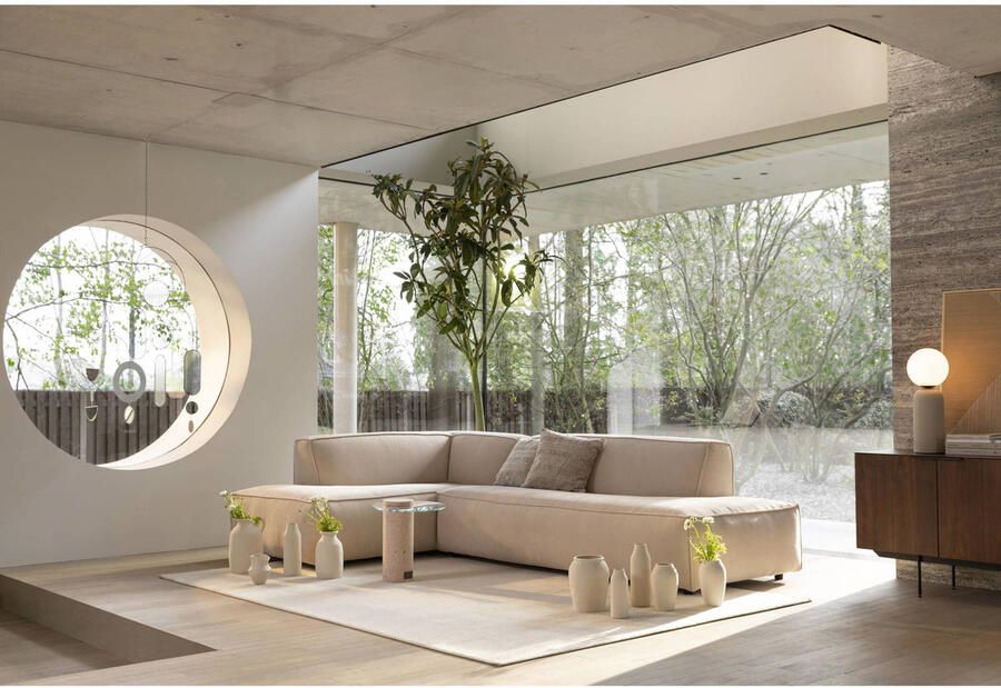 Zuiver | Bank Fat Freddy Rib Links Natural | Zitmeubels woonkamer | HoekbankModulaire banken - Foto 3