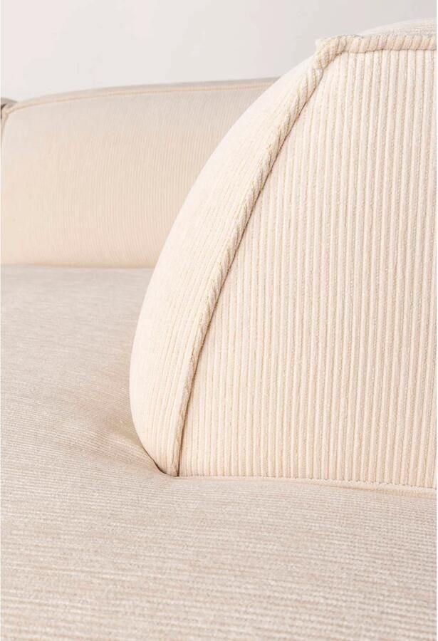 Zuiver | Bank Fat Freddy Rib Rechts Natural | Zitmeubels woonkamer | HoekbankModulaire banken