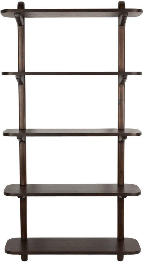 Zuiver Hogar Wandkast Wandplanken Donkerbruin