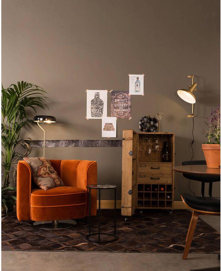 Dutchbone Wandlamp Karish 61cm Goudkleurig - Foto 2