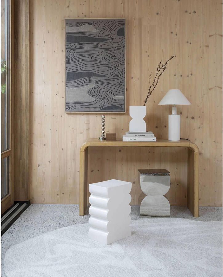 Zuiver | Krukje Cones Shiny Silver | Woonkamertafels | Bijzettafel - Foto 2