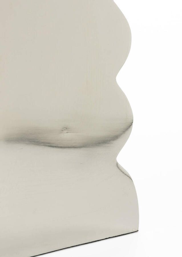 Zuiver | Krukje Curves Shiny Silver | Woonkamertafels | Bijzettafel