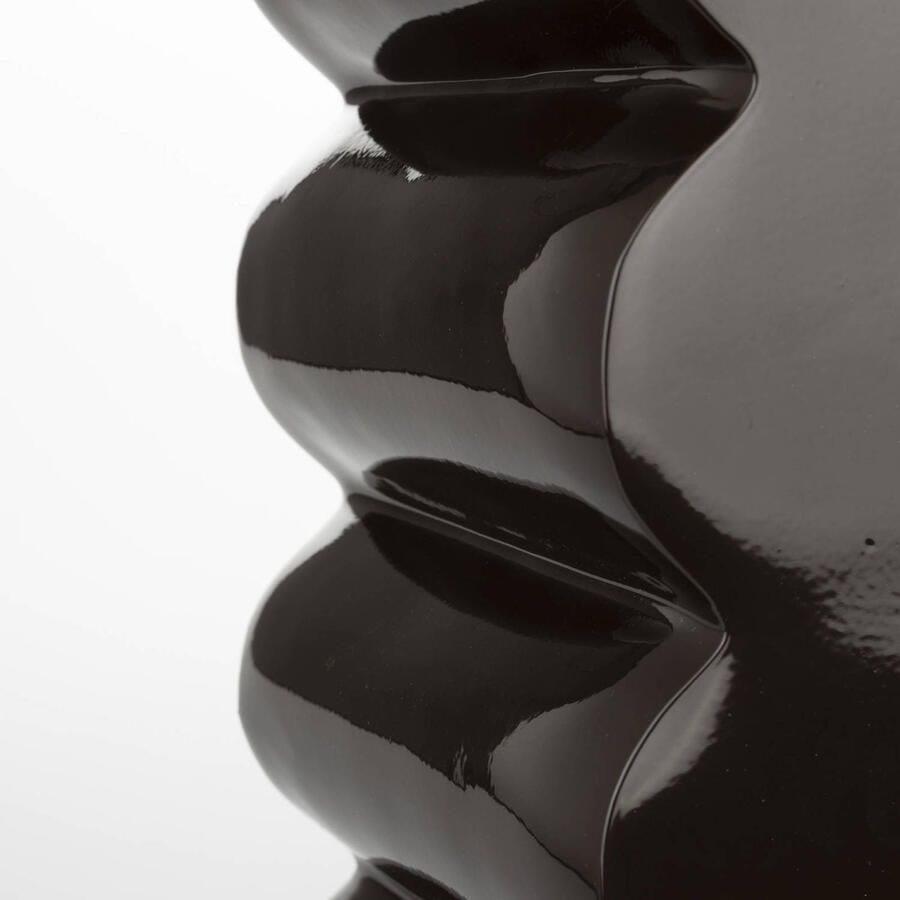 Zuiver Curves Krukje| Bijzettafeltje Shiny Brown Bruin - Foto 3