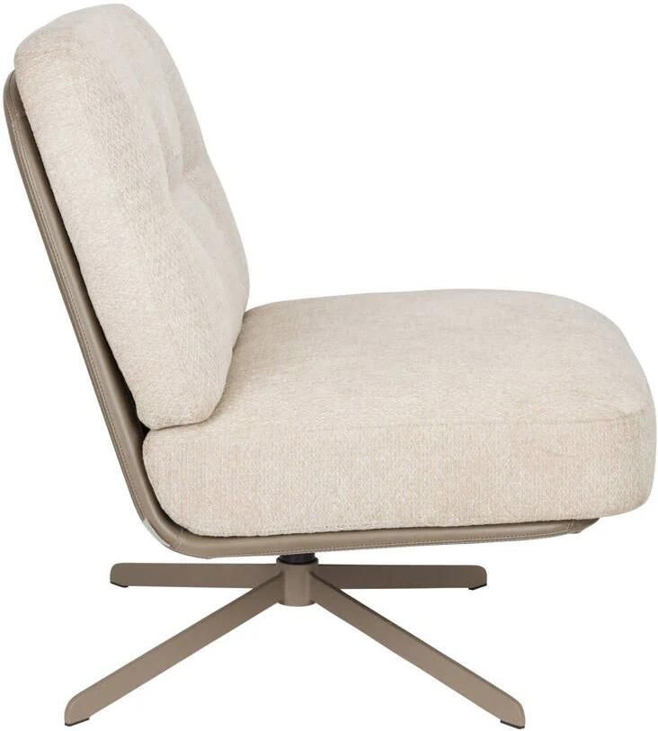 Zuiver Draaifauteuil Benjamin Crème - Foto 2