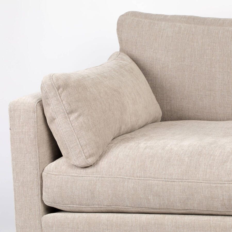 Zuiver | Loveseat Summer Latte | Zitmeubels woonkamer | 1 5-zitsbankLoveseat - Foto 3