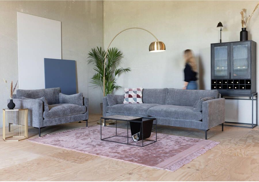Zuiver | Loveseat Summer Anthracite | Zitmeubels woonkamer | 1 5-zitsbankLoveseat - Foto 2