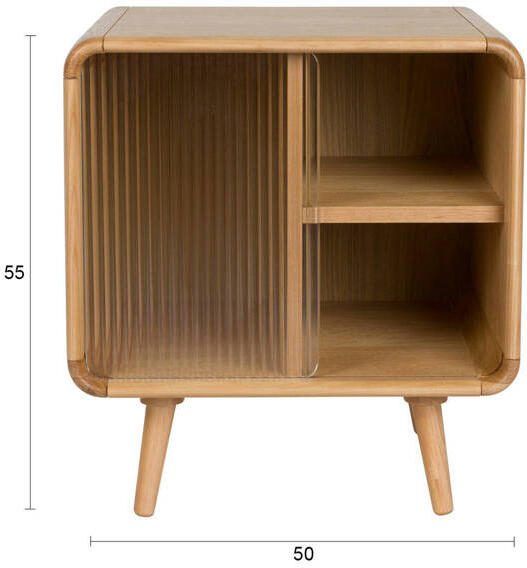 Zuiver | Bijzettafel Bed Stand Rise Natural | Woonkamertafels | Bijzettafel - Foto 2