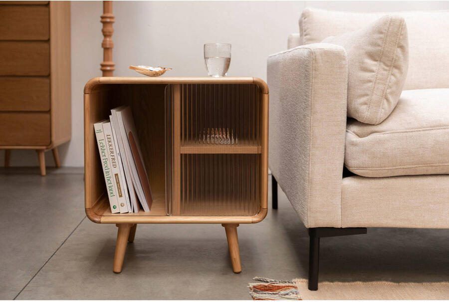 Zuiver | Bijzettafel Bed Stand Rise Natural | Woonkamertafels | Bijzettafel - Foto 3