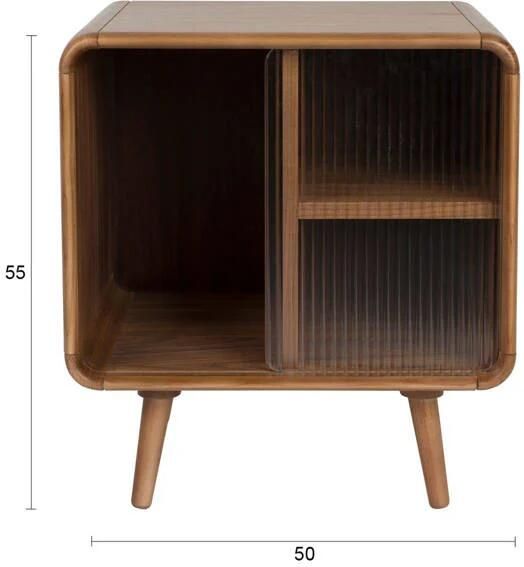 Zuiver | Bijzettafel Bed Stand Rise Walnut | Woonkamertafels | Bijzettafel - Foto 3