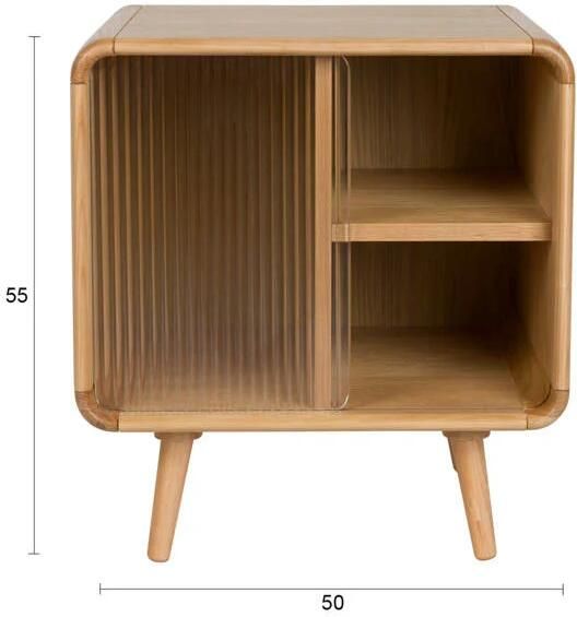 Zuiver | Bijzettafel Bed Stand Rise Natural | Woonkamertafels | Bijzettafel - Foto 4