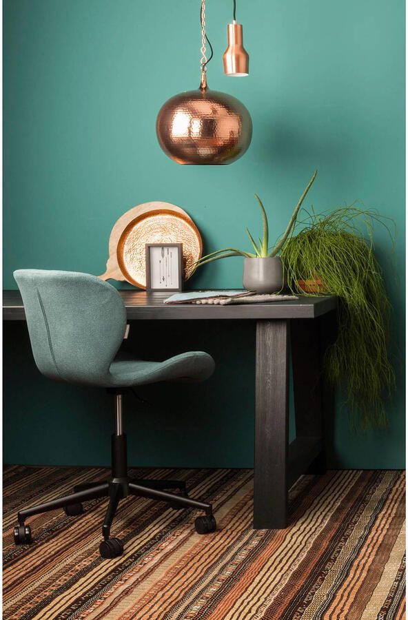 Zuiver | Bureaustoel OMG Black Blue | Zitmeubels woonkamer | Bureaustoel - Foto 4