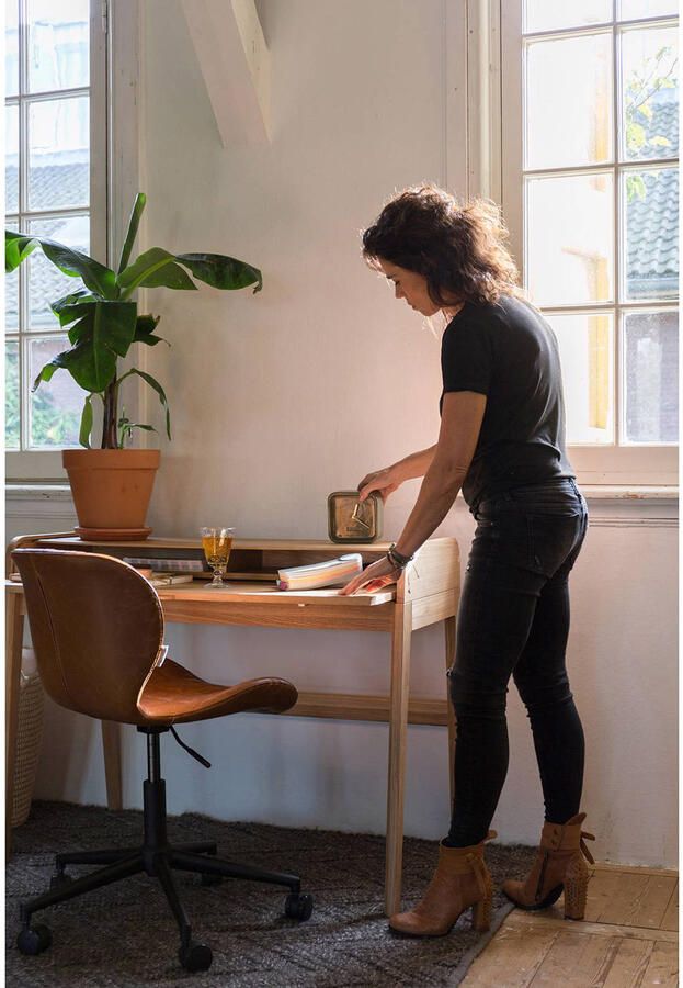 Zuiver | Bureaustoel OMG LL Brown | Zitmeubels woonkamer | Bureaustoel - Foto 2