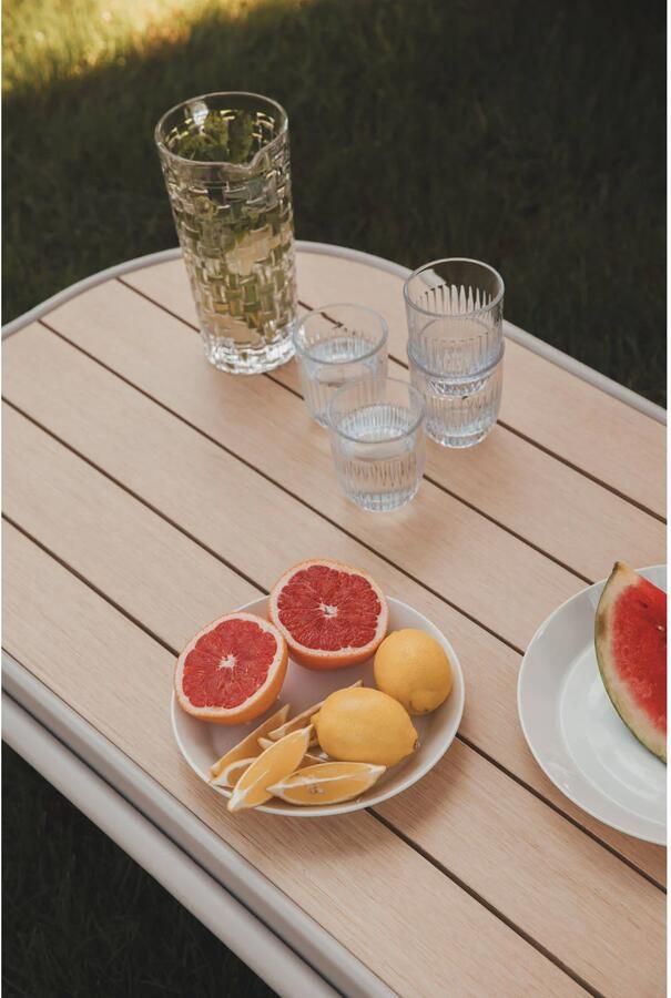 Zuiver Outdoor Ovale Salontafel Vista 110 x 62cm Beige Ovaal