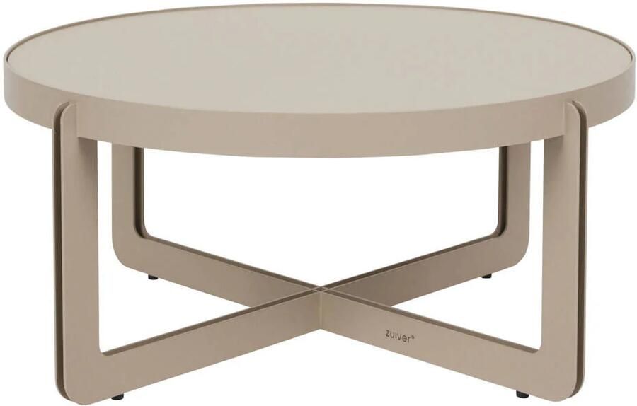 Zuiver | Salontafel Centre Round Beige | Woonkamertafels | Salontafel