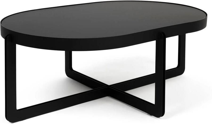 Zuiver | Salontafel Centre Oval Black | Woonkamertafels | Salontafel - Foto 4