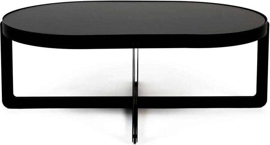 Zuiver | Salontafel Centre Oval Black | Woonkamertafels | Salontafel - Foto 3