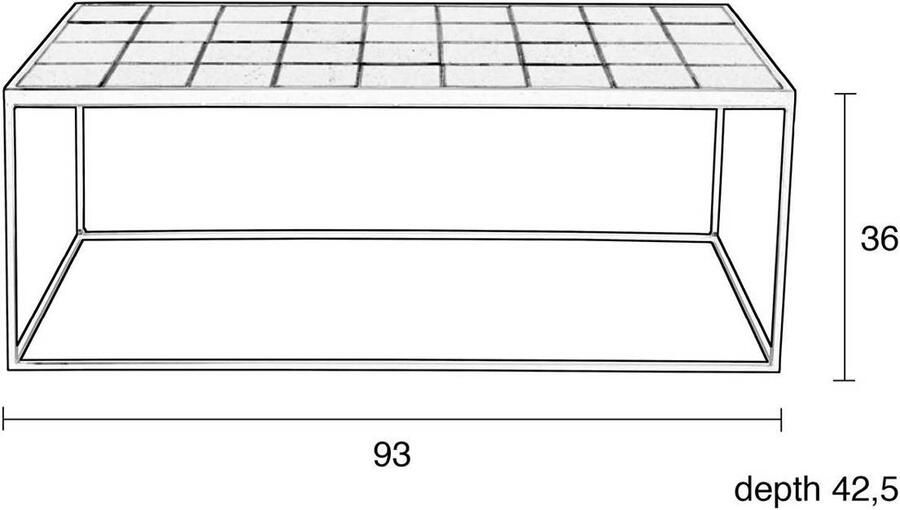 Zuiver coffee table glazed white - Foto 3