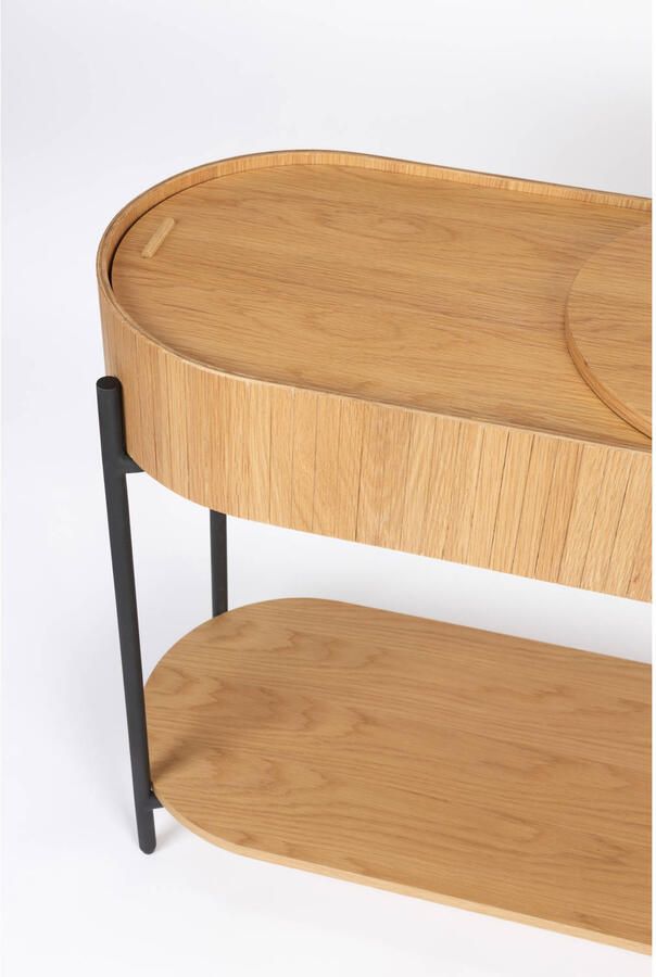 Zuiver Sidetable Slides Eikenhout 120cm Naturel - Foto 4