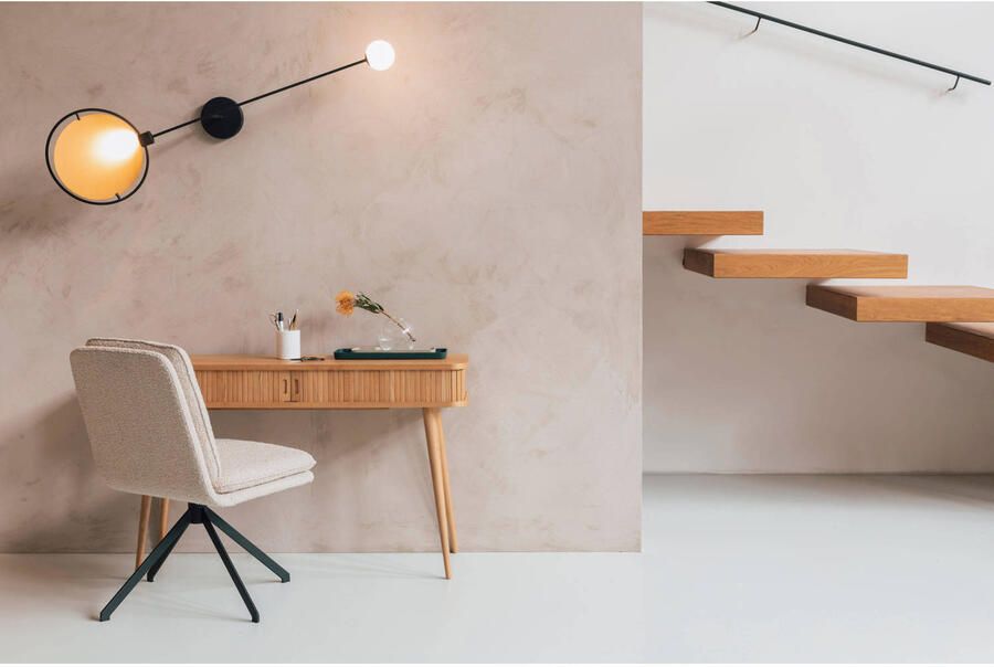 Zuiver Wandlamp Sirius 125cm breed Zwart Goud - Foto 2