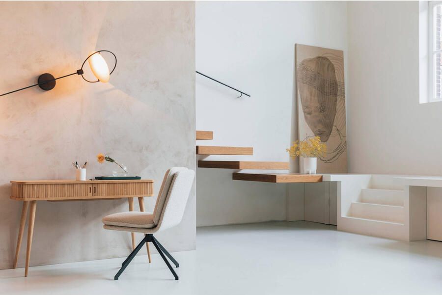 Zuiver Wandlamp Sirius 125cm breed Zwart Goud