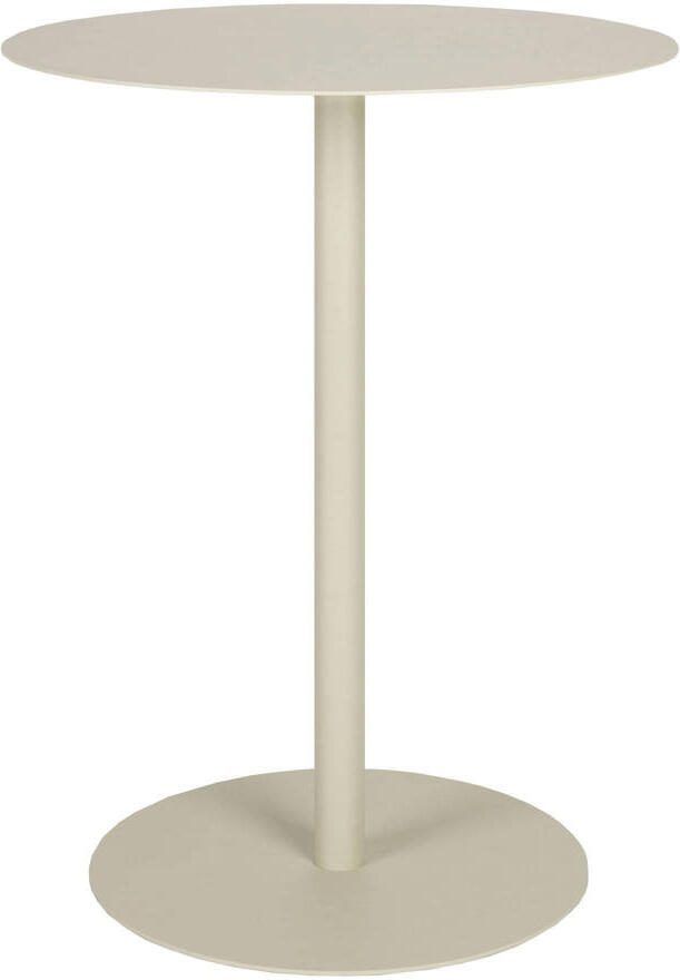 Zuiver Snow Bistrotafel Rond 57 cm Metaal Beige