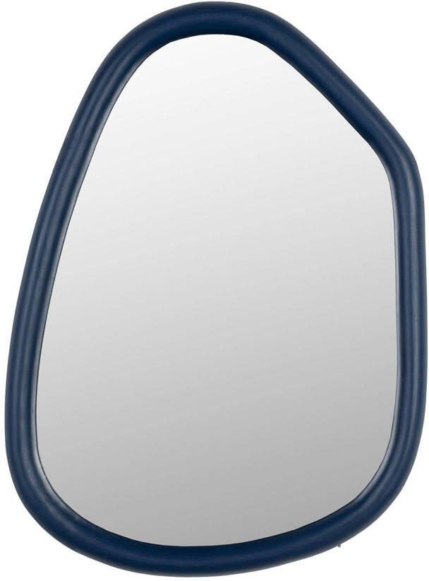Zuiver Looks Spiegel| Wandspiegel Organische vorm Navy| Blauw S