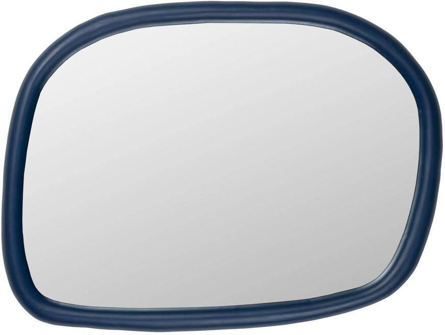 Zuiver Looks Spiegel| Wandspiegel Organische vorm Navy| Blauw M