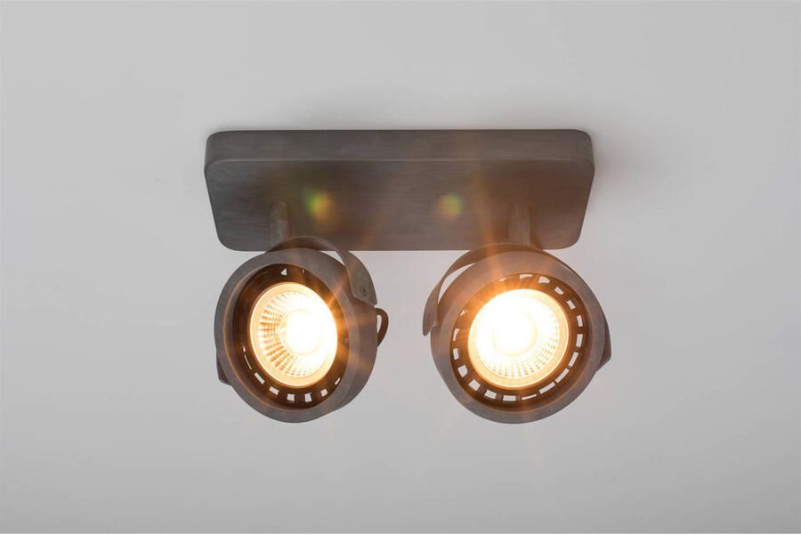 Zuiver Dice-2 Plafondspot DTW Dim To Warm Dimbare LED Gegalvaniseerd Grijs - Foto 2