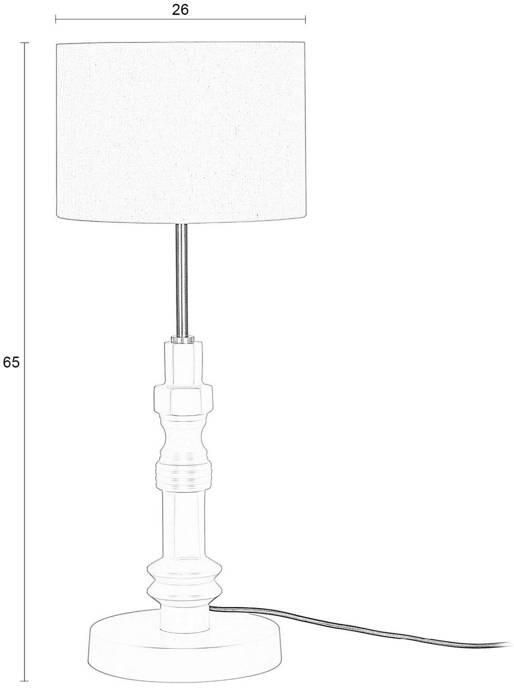 Zuiver Tafellamp Totem 65cm hoog Terra - Foto 2