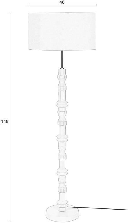 Zuiver Totem Vloerlamp| Staande lamp Smooth Terra