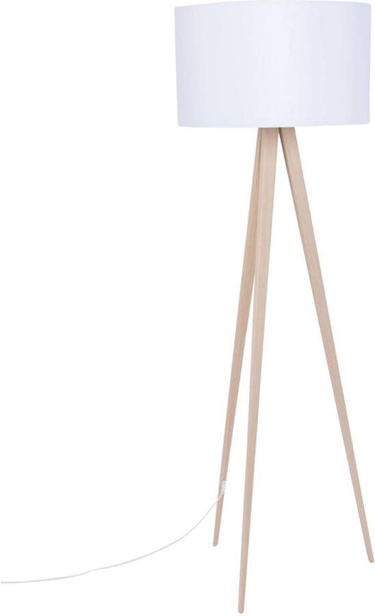 Zuiver | Vloerlamp Tripod Wood White | Woonaccessoires | Vloerlamp - Foto 2