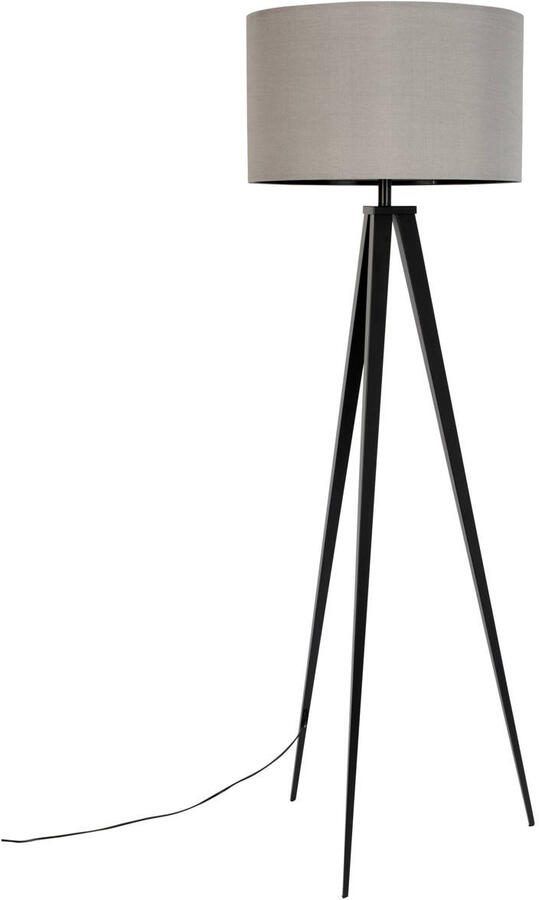 Zuiver | Vloerlamp Tripod Black Grey | Woonaccessoires | Vloerlamp - Foto 3