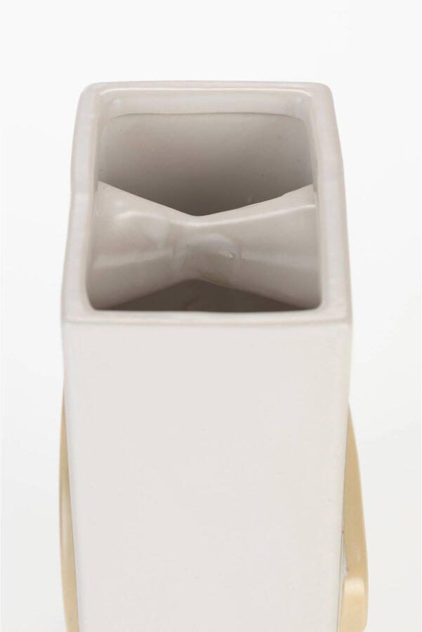 Zuiver Vaas Bloomer Keramiek 23cm Beige - Foto 4