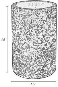 Zuiver Vaas Fajen Terrazzo 25cm hoog - Foto 4