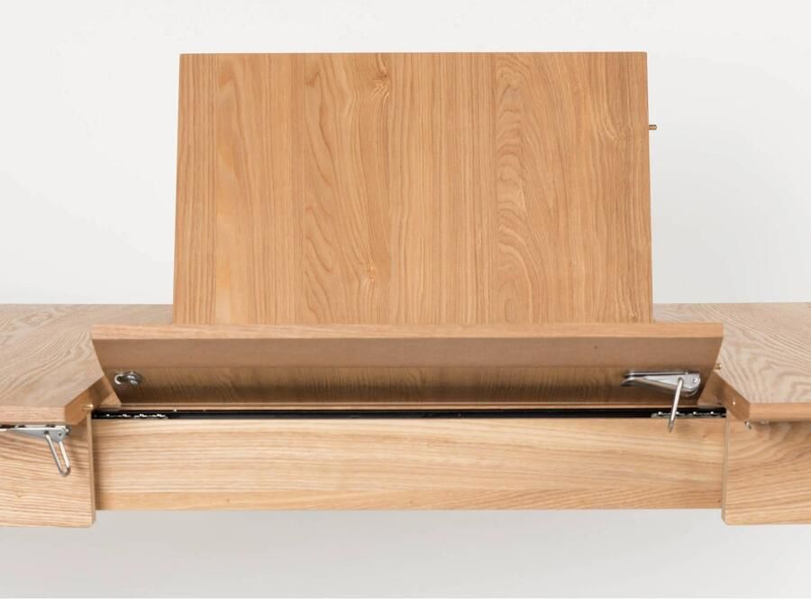 Zuiver Glimps Tafel 180 240x90x76 Naturel Essenhout Uitschuifbaar - Foto 3