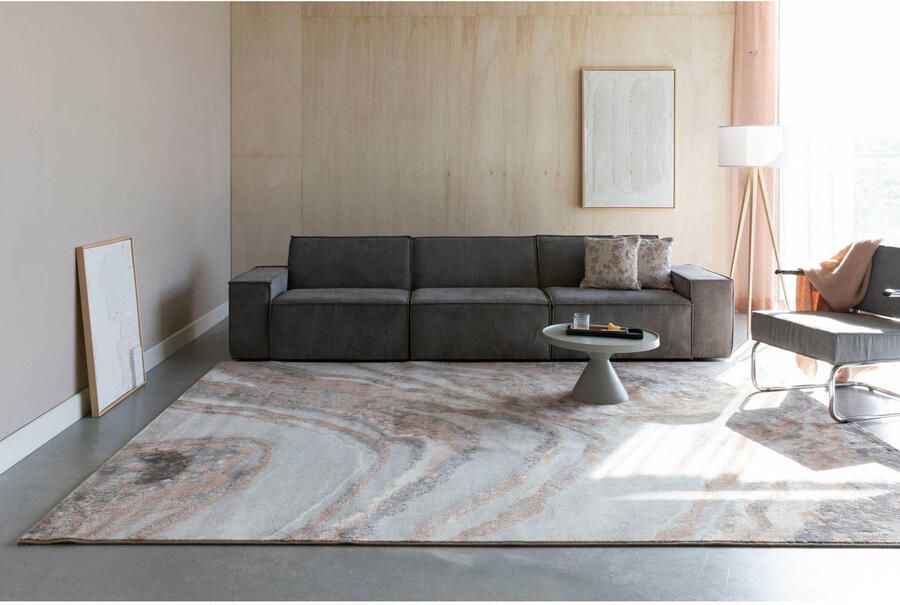 Zuiver | Vloerkleed Solar 160x230 Grey terra | Woonaccessoires | Vloerkleed - Foto 3