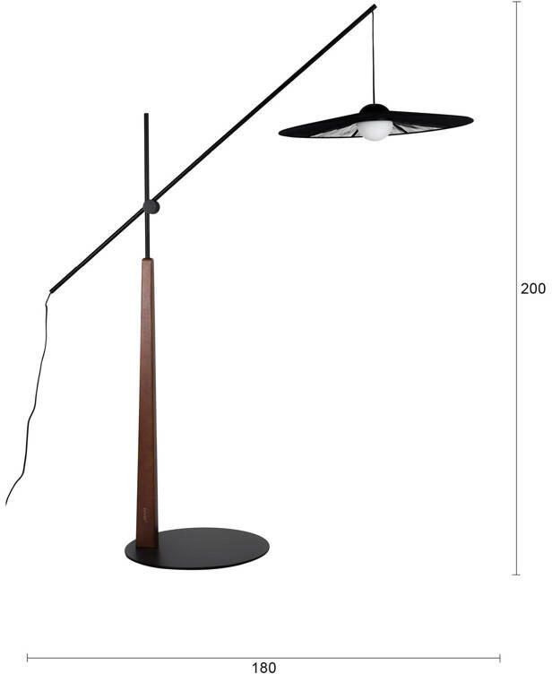 Zuiver | Vloerlamp Belle Black | Woonaccessoires | Vloerlamp - Foto 3